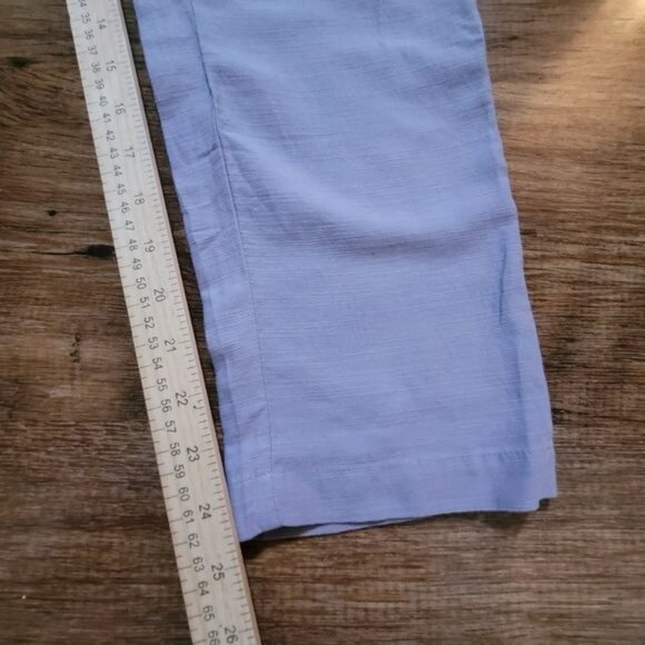 New The Nines By Hatch Maternity Jumper Pants Purple Small Designer - Picture 7 of 8